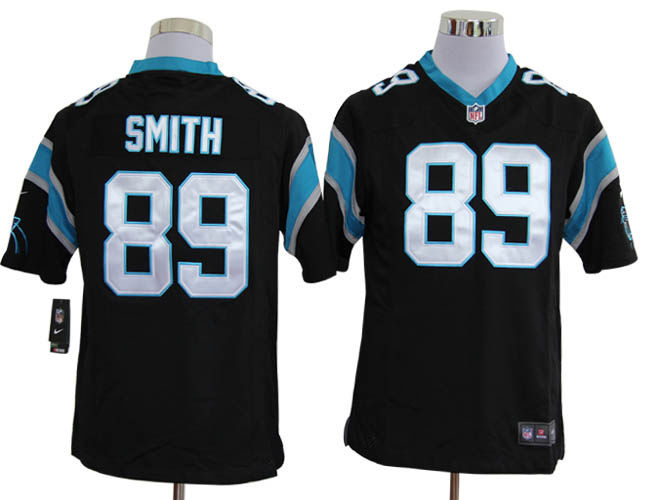 Nike Game 89 Carolina Panthers Steve Smith Black NFL Jerseys