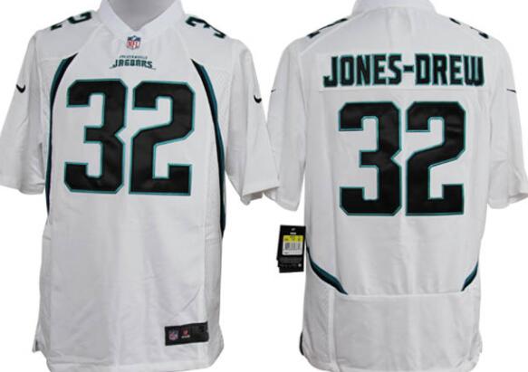 Nike Game Jacksonville Jaguars 32 Maurice Jones-Drew White NFL Jerseys