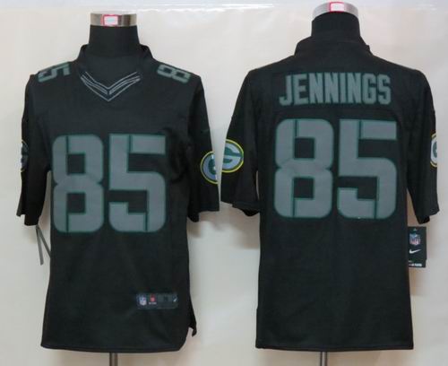 Nike Green Bay Packers 85 Greg Jennings Impact Limited Black NFL Jerseys