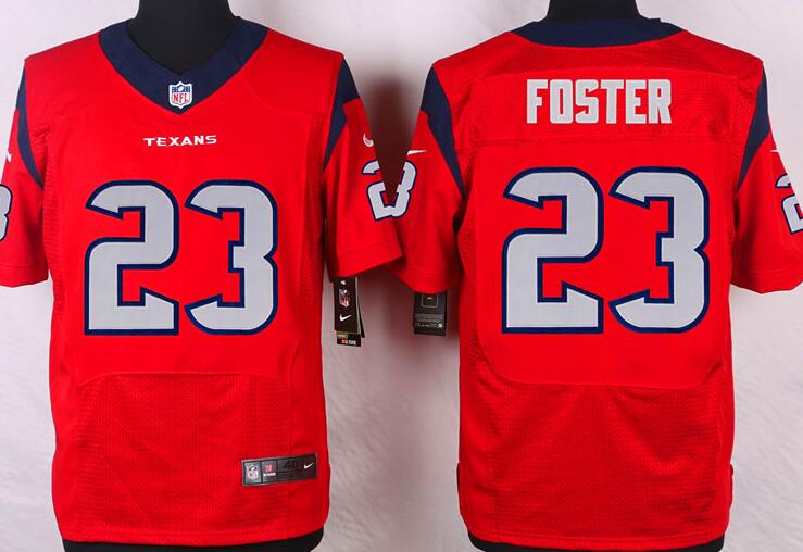 Nike Houston Texans 23 Arian Foster Elite Red NFL Jersey