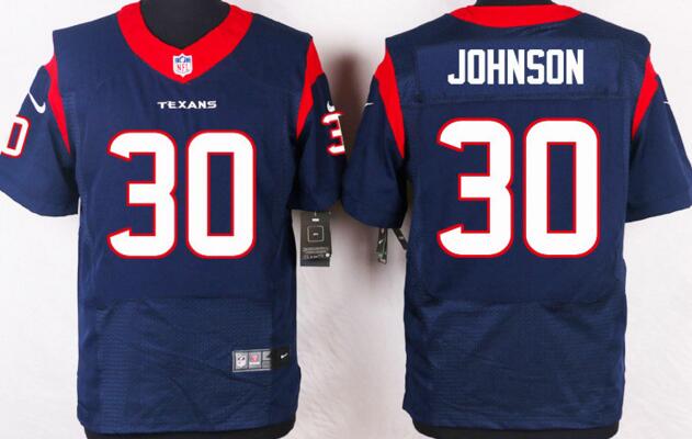 Nike Houston Texans 30 Kevin Johnson Elite blue NFL Jerseys