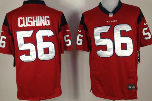 Nike Houston Texans 56 Brian Cushing Game red NFL football men Jersey