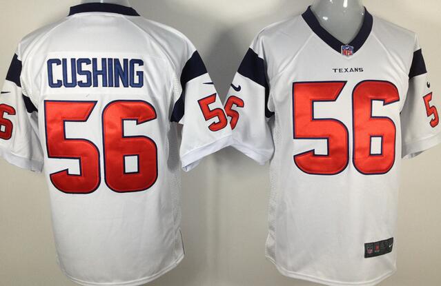 Nike Houston Texans 56 Brian Cushing white NFL football men game Jersey