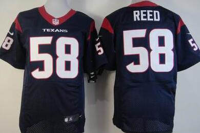 Nike Houston Texans 58 Brooks Reed Elite Blue NFL cheap Jerseys