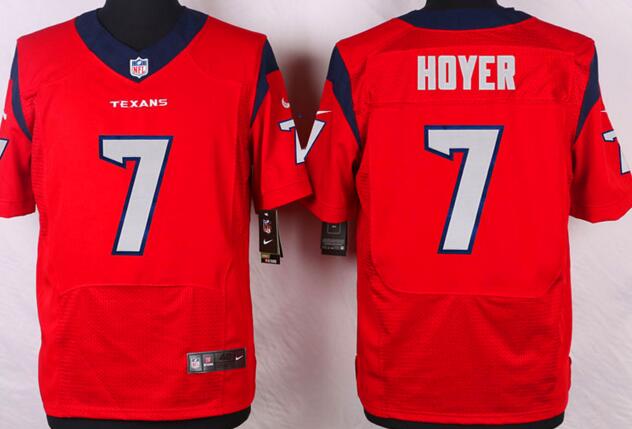 Nike Houston Texans 7 Brian Hoyer red Elite NFL football Jersey