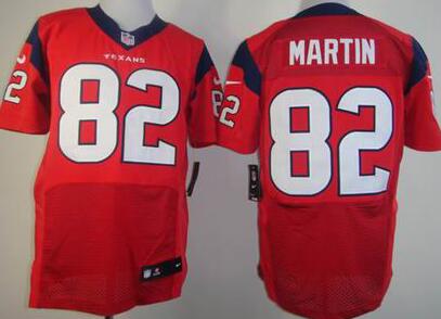 Nike Houston Texans 82 Keshawn Martin Elite Red NFL Jerseys