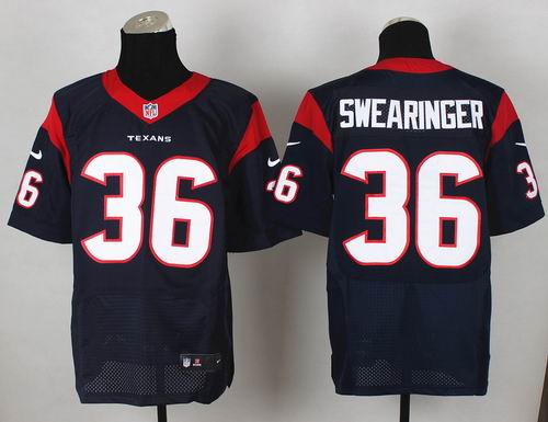 Nike Houston Texans Swearinger 36 elite blue NFL Jerseys