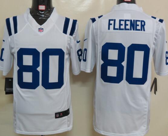 Nike Indianapolis Colts 80 Coby Fleener Limited White NFL Jerseys