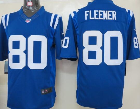 Nike Indianapolis Colts 80 Coby Fleener Limited game Blue NFL