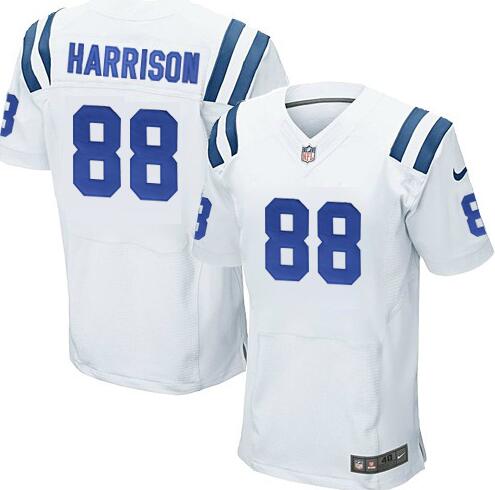Nike Indianapolis Colts 88 Marvin Harrison elite white NFL Jerseys