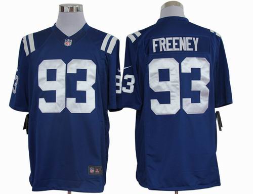 Nike Indianapolis Colts 93 Dwight Freeney Limited Blue NFL Jerseys