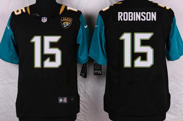 Nike Jacksonville Jaguars 15 Allen Robinson elite black NFL Jerseys