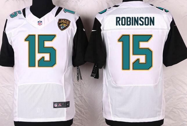 Nike Jacksonville Jaguars 15 Allen Robinson white Elite men NFL football Jerseys