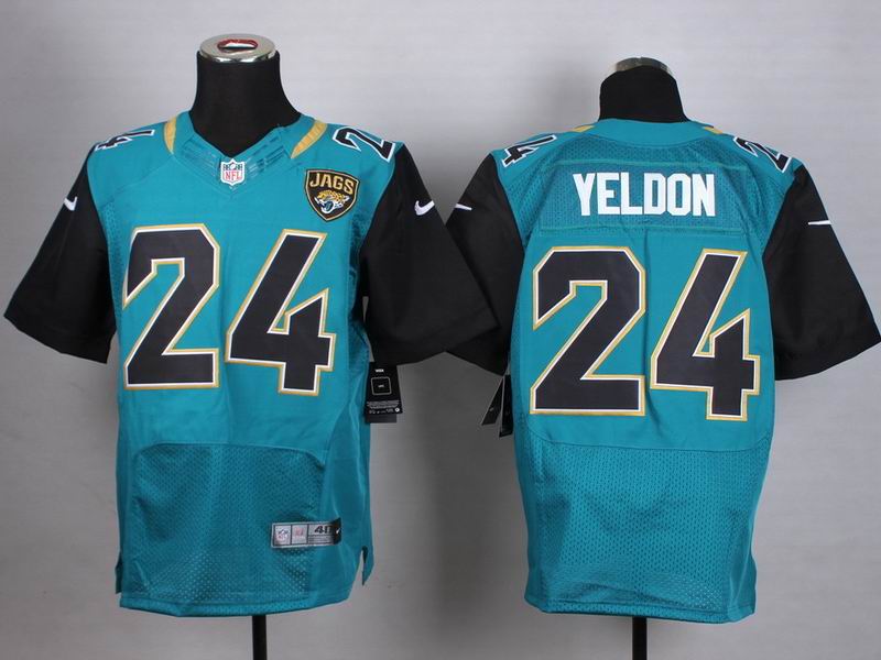 Nike Jacksonville Jaguars 24 T.J. Yeldon elite green NFL Jerseys
