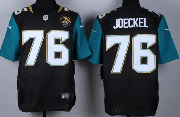 Nike Jacksonville Jaguars 76 Luke Joeckel elite Black NFL Jerseys