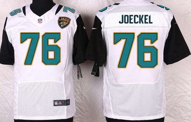 Nike Jacksonville Jaguars 76 Luke Joeckel white elite NFL football Jerseys