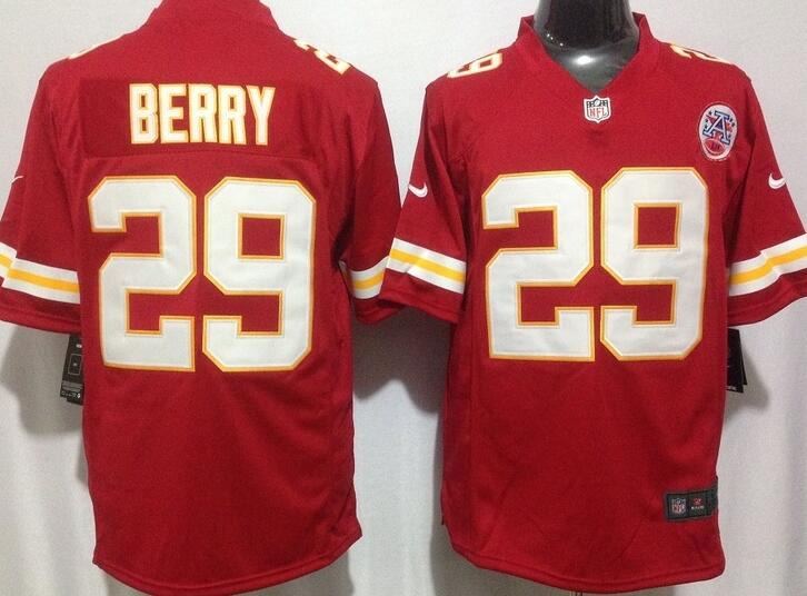 Nike Kansas City Chiefs 29 Eric Berry Red NFL game Jerseys