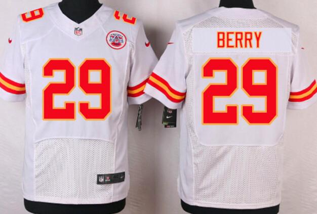 Nike Kansas City Chiefs 29 Eric Berry white NFL elite men football Jerseys