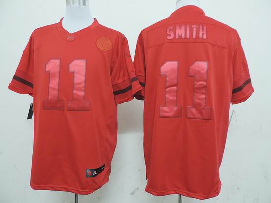 Nike Kansas City Chiefs SMITH 11 Drift Fashion red fashion nfl jersey
