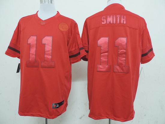 Nike Kansas City Chiefs SMITH 11 Drift Fashion red fashion nfl jersey