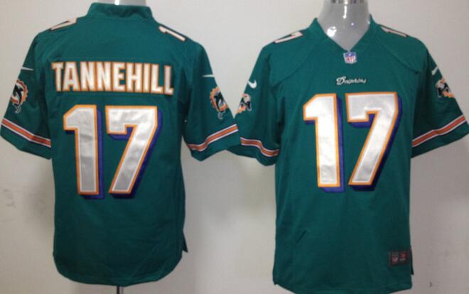 Nike Miami Dolphins 17 ryan tannehill men green nfl football game jerseys