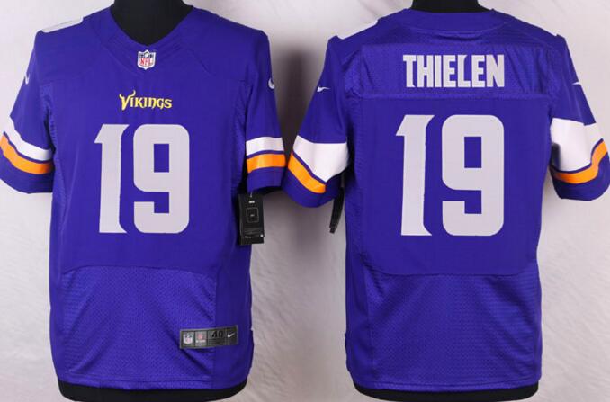 Nike Minnesota Vikings 19 Thielen purple elite nfl Jerseys