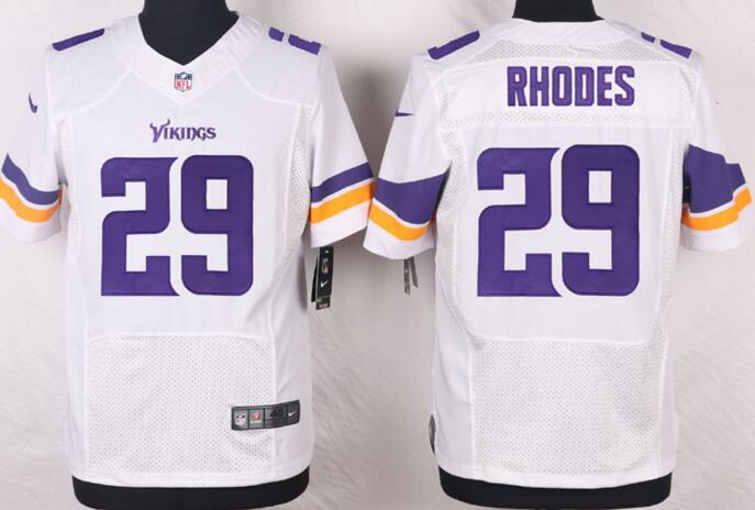 Nike Minnesota Vikings 29 RHODES White elite Jerseys