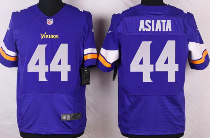 Nike Minnesota Vikings 44 Asiata purple elite nfl Jerseys
