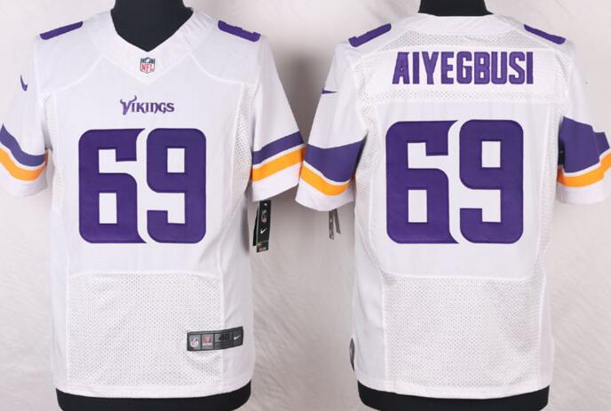 Nike Minnesota Vikings 69 Dewey elite white NFL Jerseys