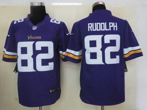 Nike Minnesota Vikings 82 Rudolph Purple Limited Jerseys
