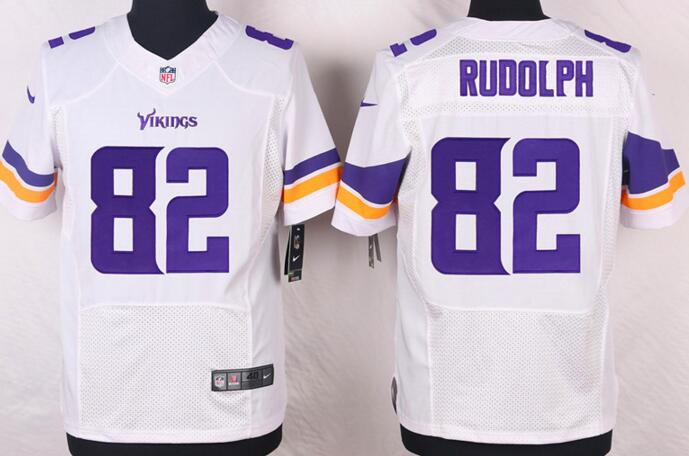 Nike Minnesota Vikings 82 Rudolph White elite nfl Jerseys