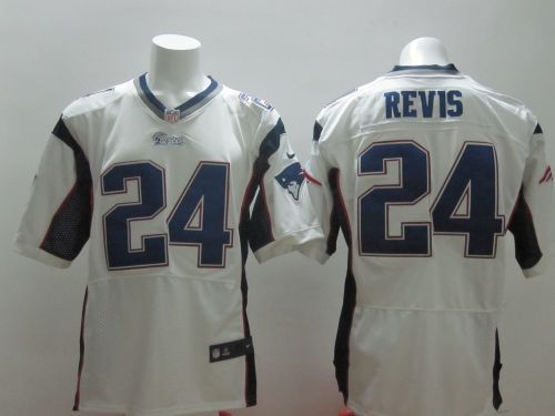 Nike New England Patriots 24 Darrelle Revis Elite white NFL Jerseys