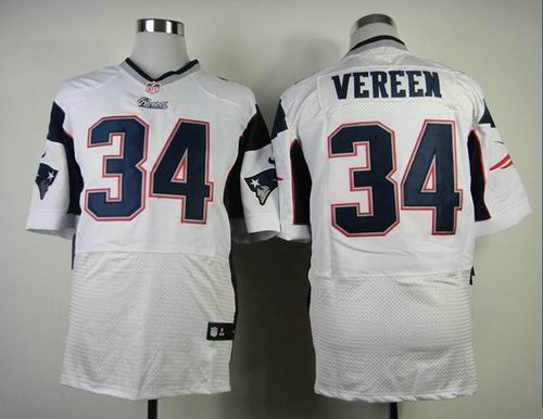 Nike New England Patriots 34 Shane Vereen White Stitched  Elite NFL Jersey