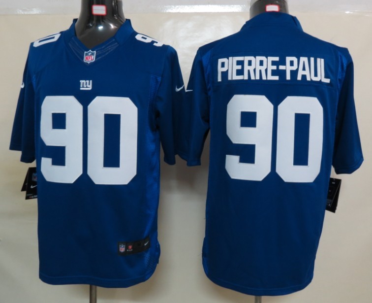 Nike New York Giants 90 Jason Pierre-Paul Limited Blue NFL Jerseys