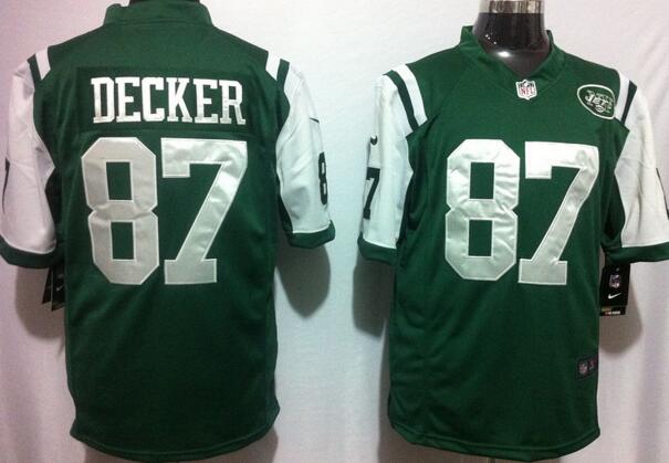 Nike New York Jets 87 Eric Decker game men green NFL football Jerseys