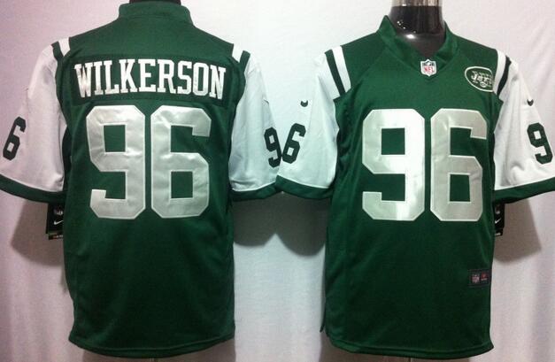 Nike New York Jets 96 wilkerson game men green NFL football Jerseys
