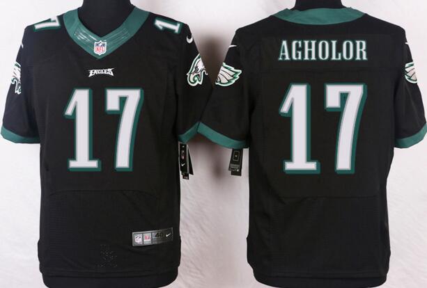 Nike Philadelphia Eagles 17 Nelson Agholor black men elite nfl football jersey
