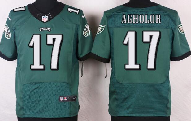 Nike Philadelphia Eagles 17 Nelson Agholor green men elite nfl football jersey