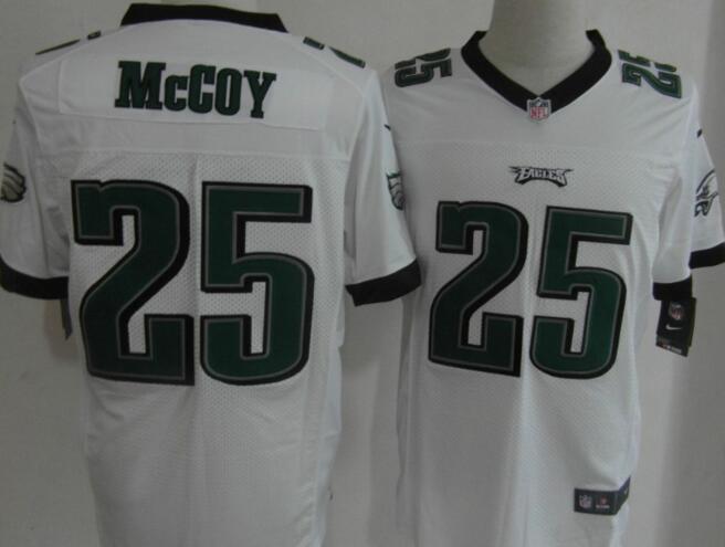 Nike Philadelphia Eagles 25 LeSean McCoy White NFL elite Jerseys