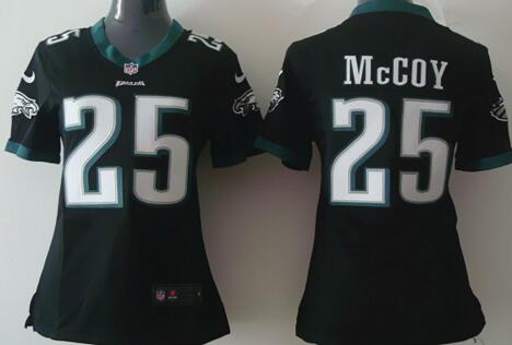 Nike Philadelphia Eagles 25 LeSean McCoy black women NFL football Jerseys