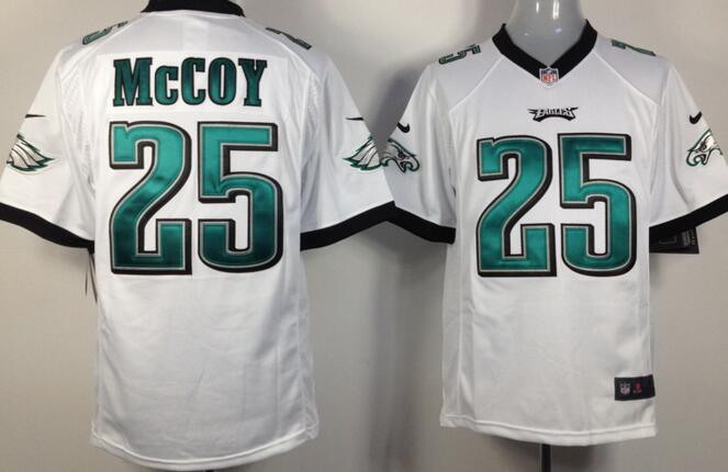 Nike Philadelphia Eagles 25 LeSean McCoy game White NFL Jerseys