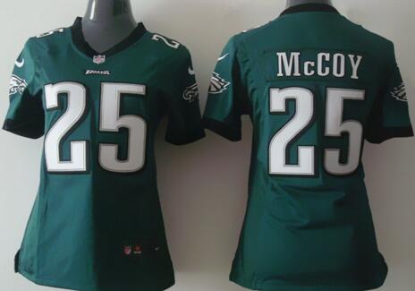 Nike Philadelphia Eagles 25 LeSean McCoy green women NFL football Jerseys