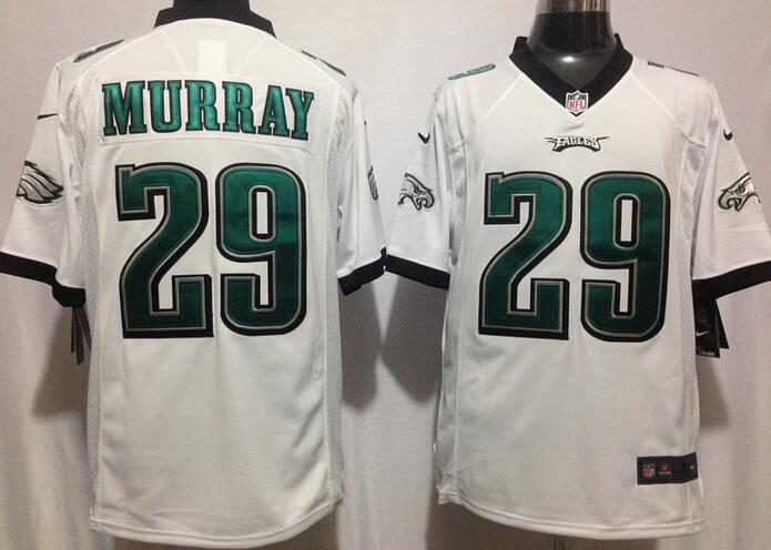 Nike Philadelphia Eagles 29 DeMarco Murray White Men Stitched NFL Game Jersey