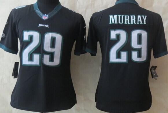 Nike Philadelphia Eagles 29 Murray Black Limited women football Jerseys
