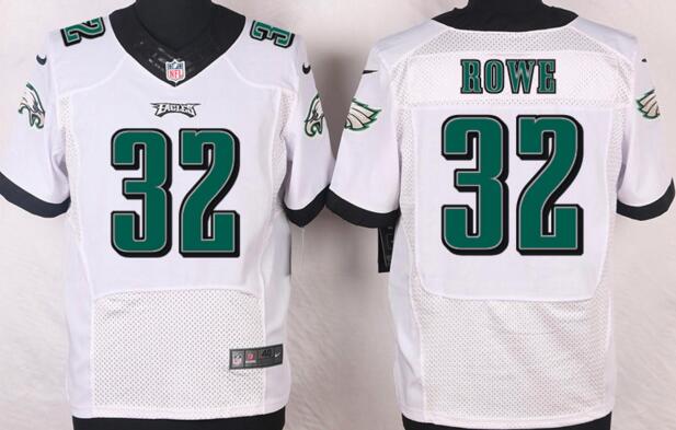 Nike Philadelphia Eagles 32 Eric Rowe white nike elite men nfl football jersey