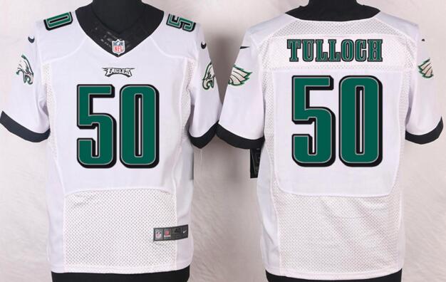 Nike Philadelphia Eagles 50 Stephen Tulloch white men Elite nfl football Jerseys