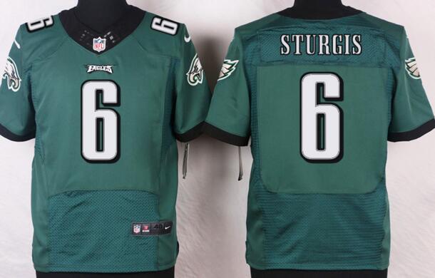 Nike Philadelphia Eagles 6 Caleb Sturgis Green elite men nfl football Jerseys