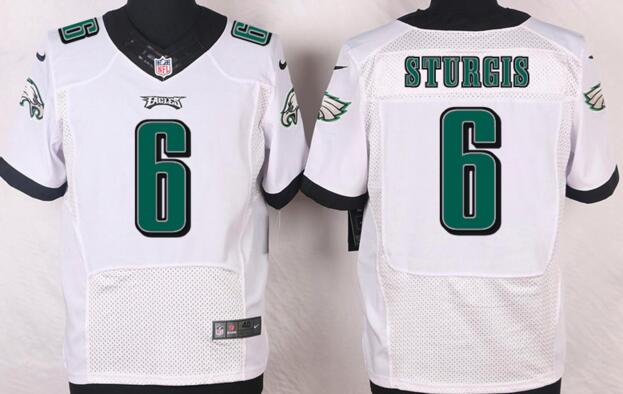 Nike Philadelphia Eagles 6 Caleb Sturgis white elite men nfl football Jerseys