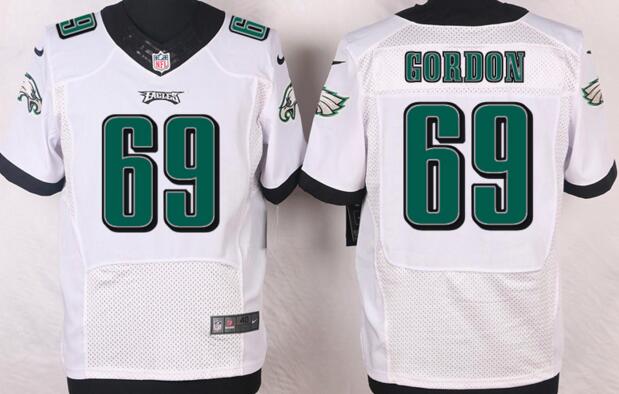 Nike Philadelphia Eagles 69 Dillon Gordon white men Elite nfl football Jerseys