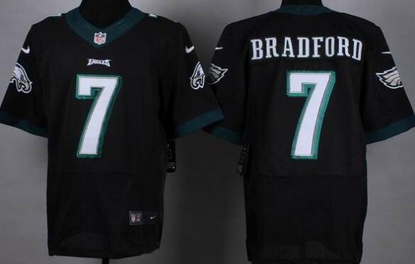 Nike Philadelphia Eagles 7 Sam Bradford black elite nfl Jerseys